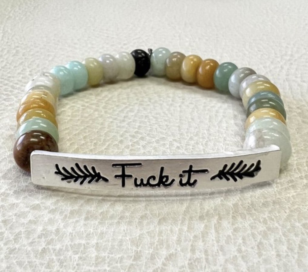 DYLAN JEWELRY-Salty Strong Woman Bracelet-F*CK It-BOM-Boutique on Main -jewelry, needs pic, new arrivals, Sassy Bracelets