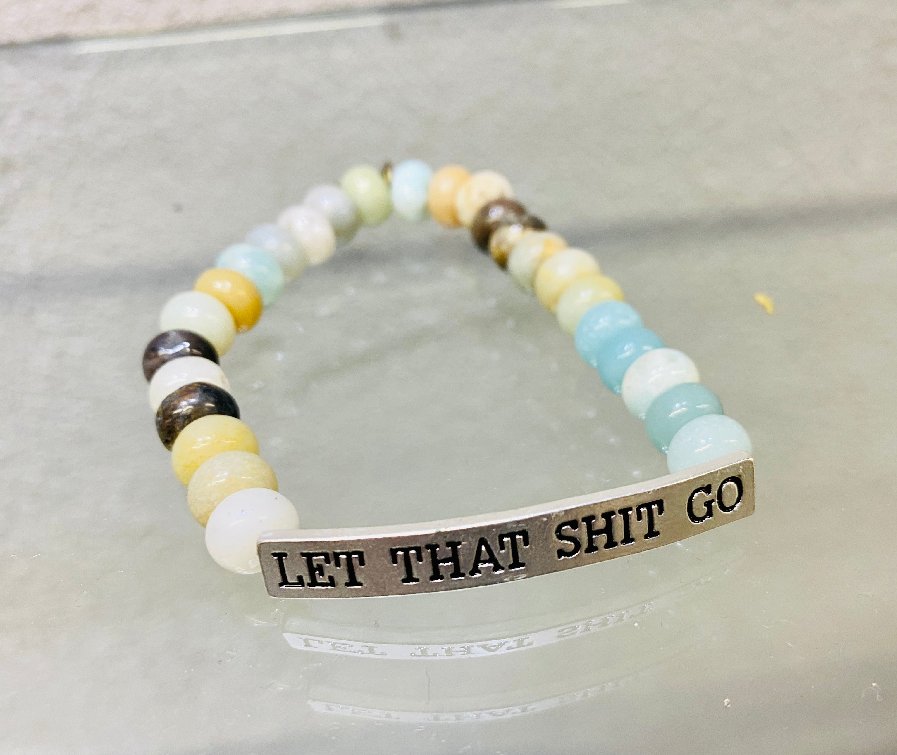 DYLAN JEWELRY-Salty Bracelet-Let that Shit Go-BOM-Boutique on Main -jewelry, needs pic, new arrivals, Sassy Bracelets